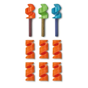 Kit para Atear Fogo Laranja. Medida: 8x8x27mm. Pe.