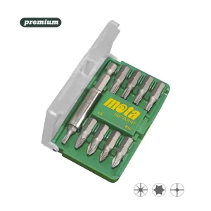 Conjunto de 9 Pontas Diversas + Adaptador B10