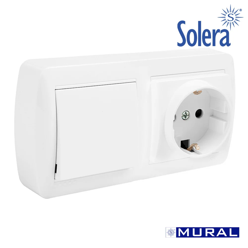 Interruptor e Tomada de Parede 10a 250v