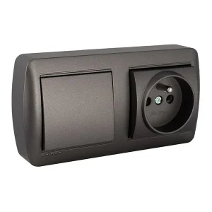 Tomada Fixa 2p+T 16a 250v + Interruptor 10ax 250v