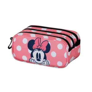 Estojo com 3 Bolsos Fan 2.2 Minnie Mouse Closer. .