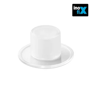 Batente Porta Adesivo Cilindro Transparente 2 Uni