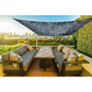 Toldo de Camuflagem Reversivel Preto 3 X 4 M