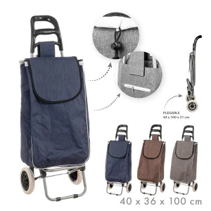 Carrinho de Compras 2 Jantes 3 Cores Variadas