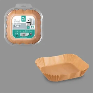 Papel Quadrado para Fritadeira de Ar 16x16cm 7302.