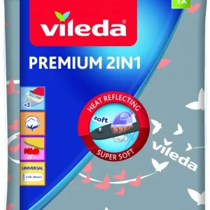 Capa P/ Tábua Passar a Ferro Premium 2 em 1 Vileda