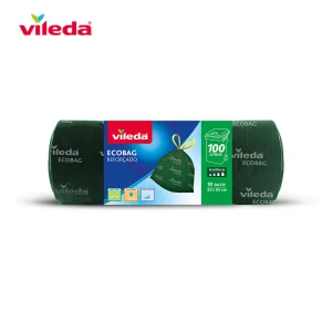 Saco de Lixo Ecobag 100l Reforçado 10 Sacos Vileda