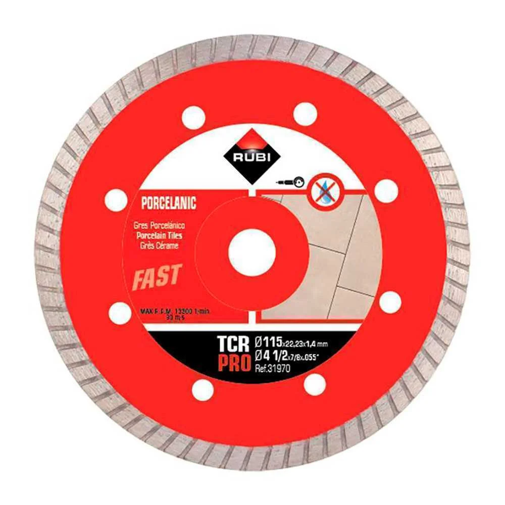 Disco Diamante Tcr 115mm Superpro 31970 Rubi