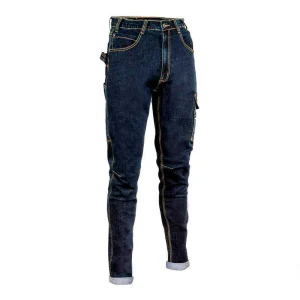 Calças Cabries Azul Jeans Cofra Tamanho 42