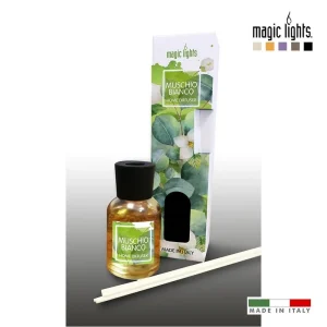 Difusor Mikado Musk Blanco 50ml. Magic Lights