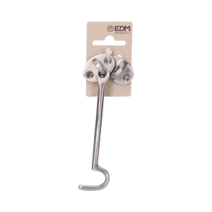 Porta do Navio 125mm Latão Níquel Mate em Cartão .