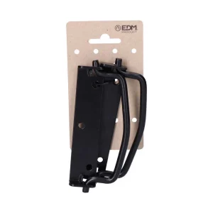 2 Uni. Pega Dobrável com Stop 125 Mm Cor Preta Em.