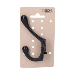 Pequeno Gancho de Forja Preta em Cartão de Suspen.