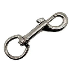 Mosquetao Chaveiro Anel Msq05 Aco Niquelado 80.