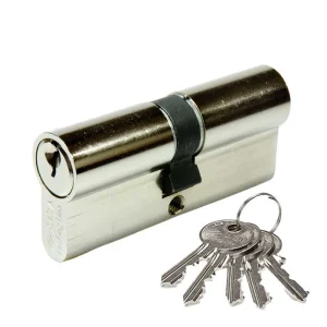 Cilindro Logo 30x30mm Niquel. Câmara Curta 08010..