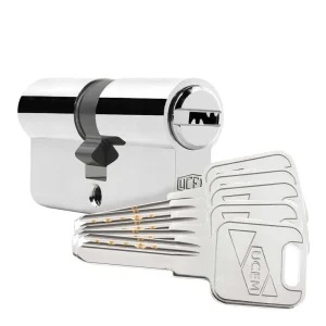 Cilindro de Segurança Perfil Europeu 33-38 Niquel.