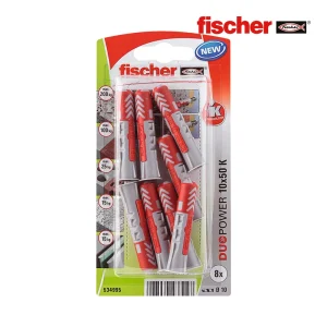 Blister 8 Buchas Duopower 10x50 Fischer