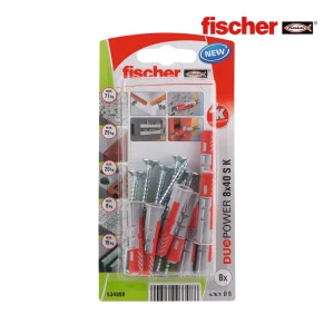 Blister 8 Buchas + Parafusos Duopower 8x40 Fischer