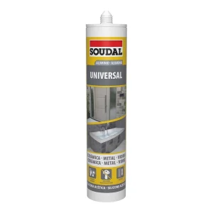 Silicone Universal Aluminio 280ml Soudal