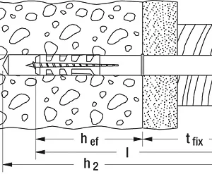 Caixa 50 Buchas Prego N 6x80/50 S 50353 Fischer