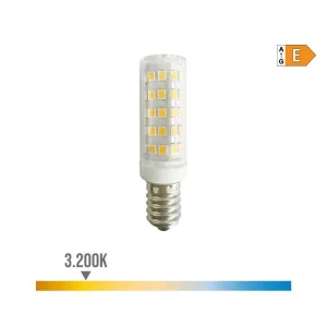Lâmpada Tubular LED E14 6,5w 800lm 3.200k Luz Que.