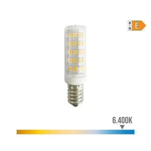 Lâmpada Tubular LED E14 6,5w 800lm 6.400k Luz Fri.