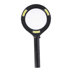 Lupa com Luz LED Cores Sortidas Ø6,5x1x14,5cm