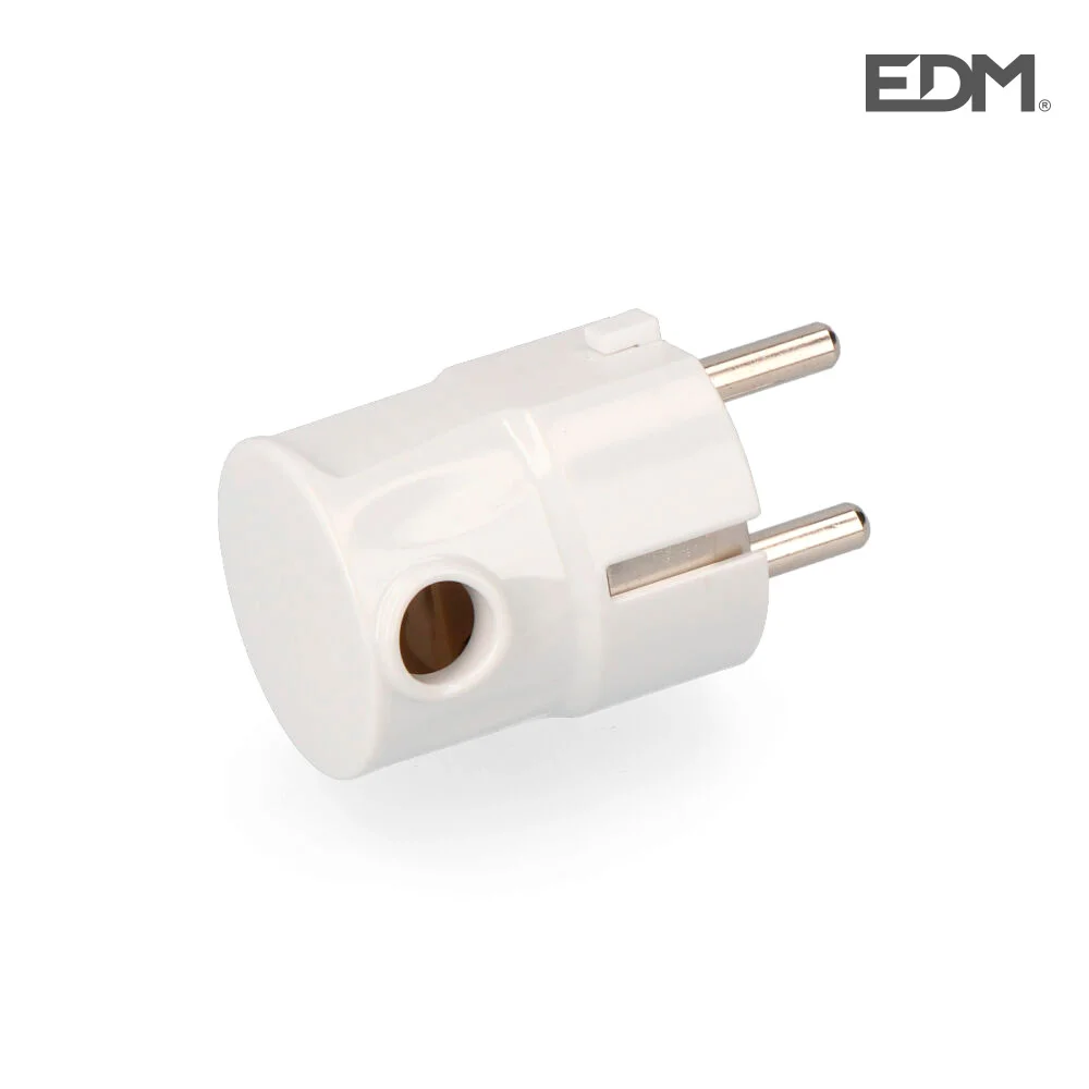 Ficha Schuko S/Lateral 4,8mm Embalada Edm