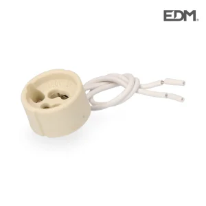 Casquilho Halogeno Gu10 2a 250v 15cm com Cabo Retr