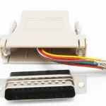 Adaptador, Db25 Macho a Rj45 Hembra 8c.