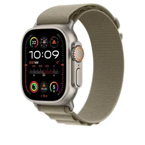 Bracelete Applewatch 49mm Olive Alpine Loop - Larg