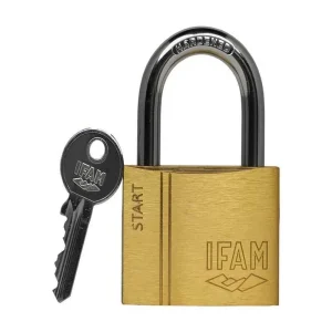 Cadeado com Chave Ifam Sr50 Latão Aço 1,38 X 4,77.