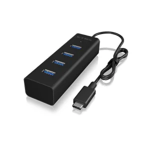 Hub Usb C - 4x Usb a (Preto) - Icy Box
