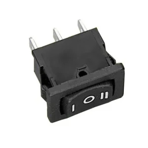 Interruptor Teimoso 3 Posicoes Preto