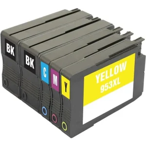 Conjunto 5 Tinteiros Hp 953 Xl Compatíveis