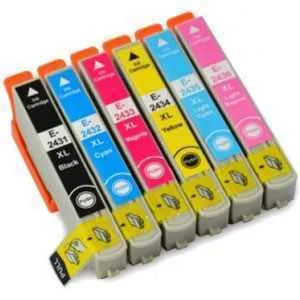 Conjunto 6 Tinteiros Epson 24 Xl - Ref. T2431/2/3.