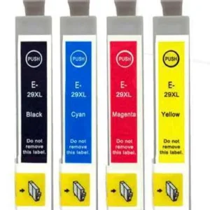 Conjunto 4 Tinteiros Epson 29 Xl Compatíveis - Re.