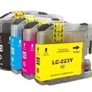 Conjunto 4 Tinteiros Compatíveis Brother Lc221 / .