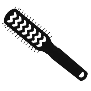 Escova Eurostil Skeleton Black Black 1un