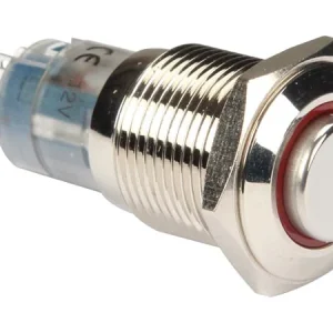 Interruptor Pulsador Metálico Alto Spdt 1no 1nc