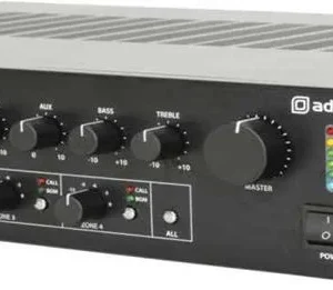 Amplificador 240w Linha 100v 4 Zonas