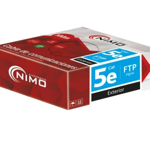 Bobine Cabo Ftp Rigido Cat5e P/ Exterior 100m