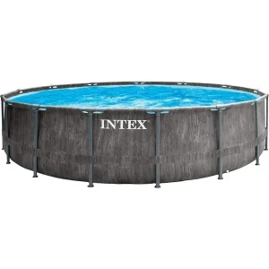 Piscina Intex Premium Frame Greywood. 457x122