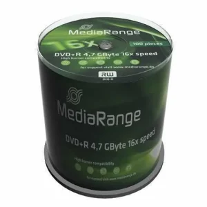 Mediarange Mr443 Dvds Virgem 4,7 Gb Dvd+R 100 Uni.