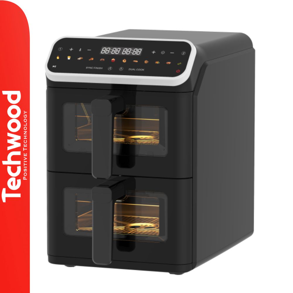 Fritadeira S/ Óleo Digital C/ Dupla Resistências 3000W 11,2L