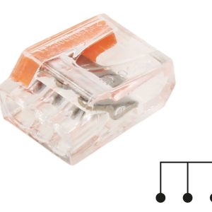 CON5171 Ligador rápido 3 vias 3x2.5mm2