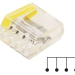 CON5172 Ligador rápido 4 vias 4x2.5mm2