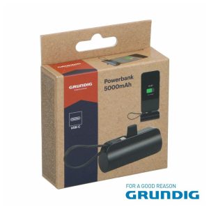 23561 Powerbank 5000mAh USB-C Preto Grunding