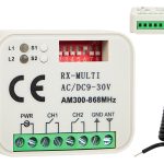 P-26-138 Receptor universal para comandos de portão de 300-868 MHz