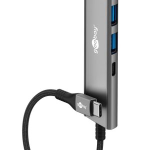 76562 Hub USB slim de 4 portas, USB-C™ para USB-C™/USB-A, 5 Gbps